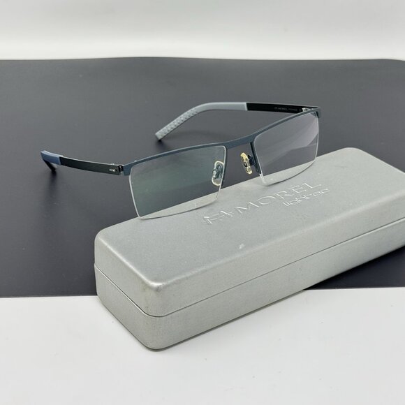Lightec By Morel 7681L BG 030 Light Blue Eyeglasses Eyewear Frame